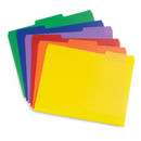 Plastic File Folders, Letter Size, Assorted Colors, 30 Pack Folders Blue Summit Supplies 