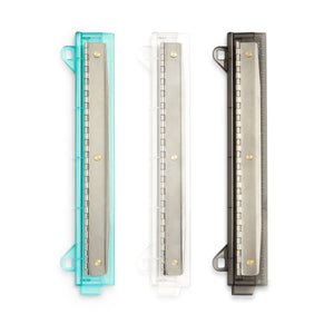 Rulers with 3 Hole Punch for Binder, 3 Pack 3 Hole Punch Blue Summit Supplies 