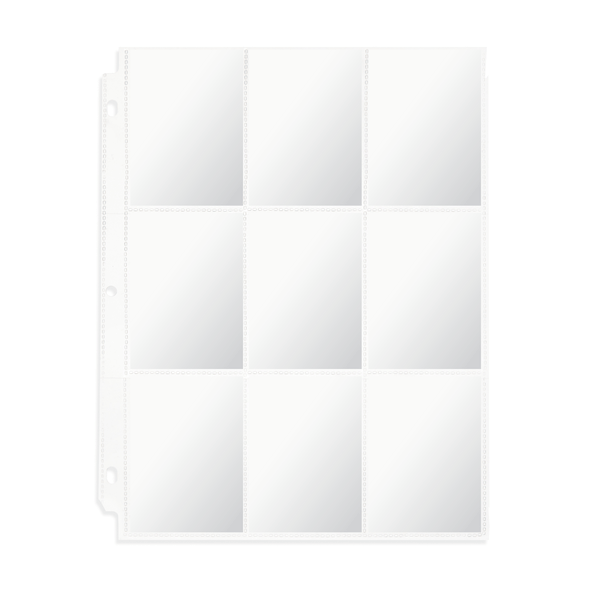 clear plastic sleeves for cards Blue Summit Supplies Baseball Card Sleeves, 900 Pockets, Binder Sheets for Protecting Business Cards, Collector Card Sleeves, 100 Pack
