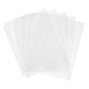 Clear Plastic Trading Card Sleeves, 100 Pack Trading Card Sleeves Blue Summit Supplies 