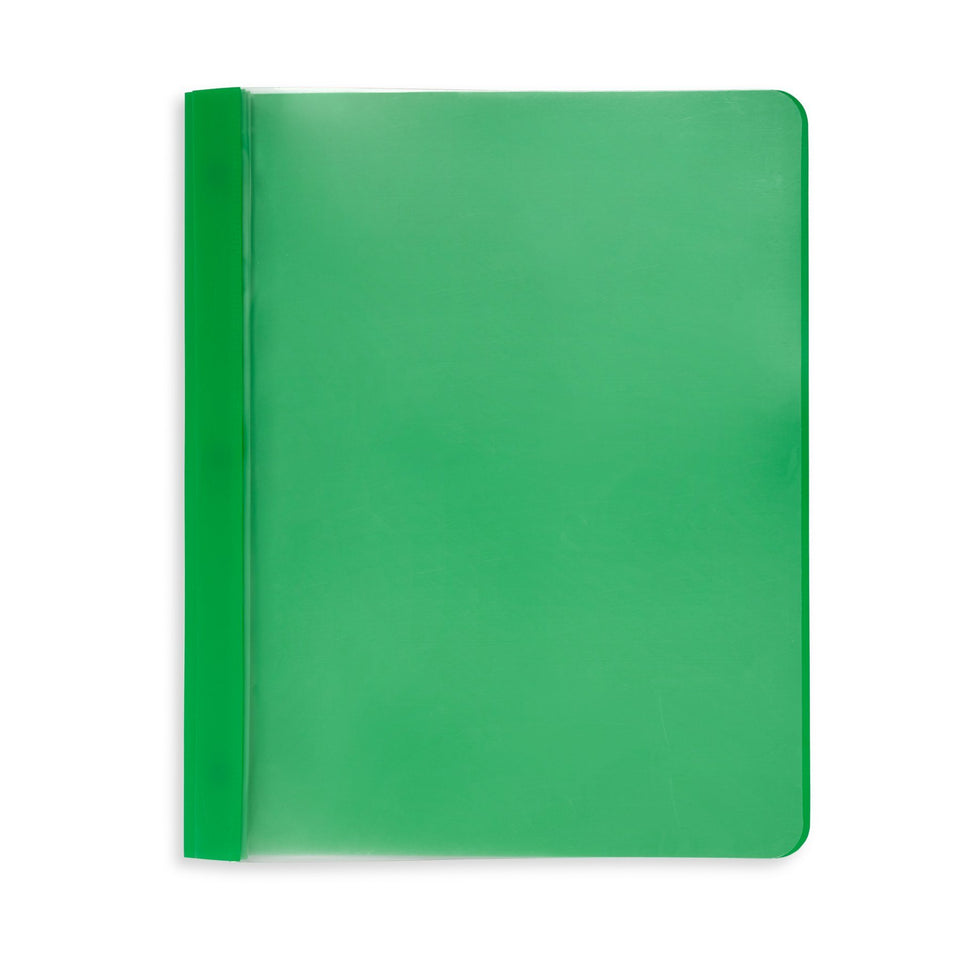 Assorted Colors Plastic Report Covers with Prongs, 25 Pack Report Covers Blue Summit Supplies 