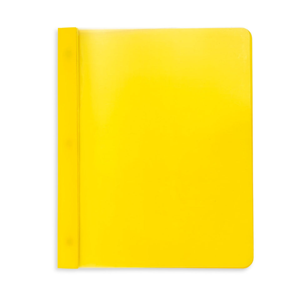 Assorted Colors Plastic Report Covers with Prongs, 25 Pack Report Covers Blue Summit Supplies 