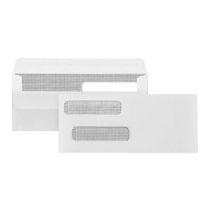 #8 Double Window Security Check Envelopes for QuickBooks, Flip and Seal, 500 Count Envelopes Blue Summit Supplies 