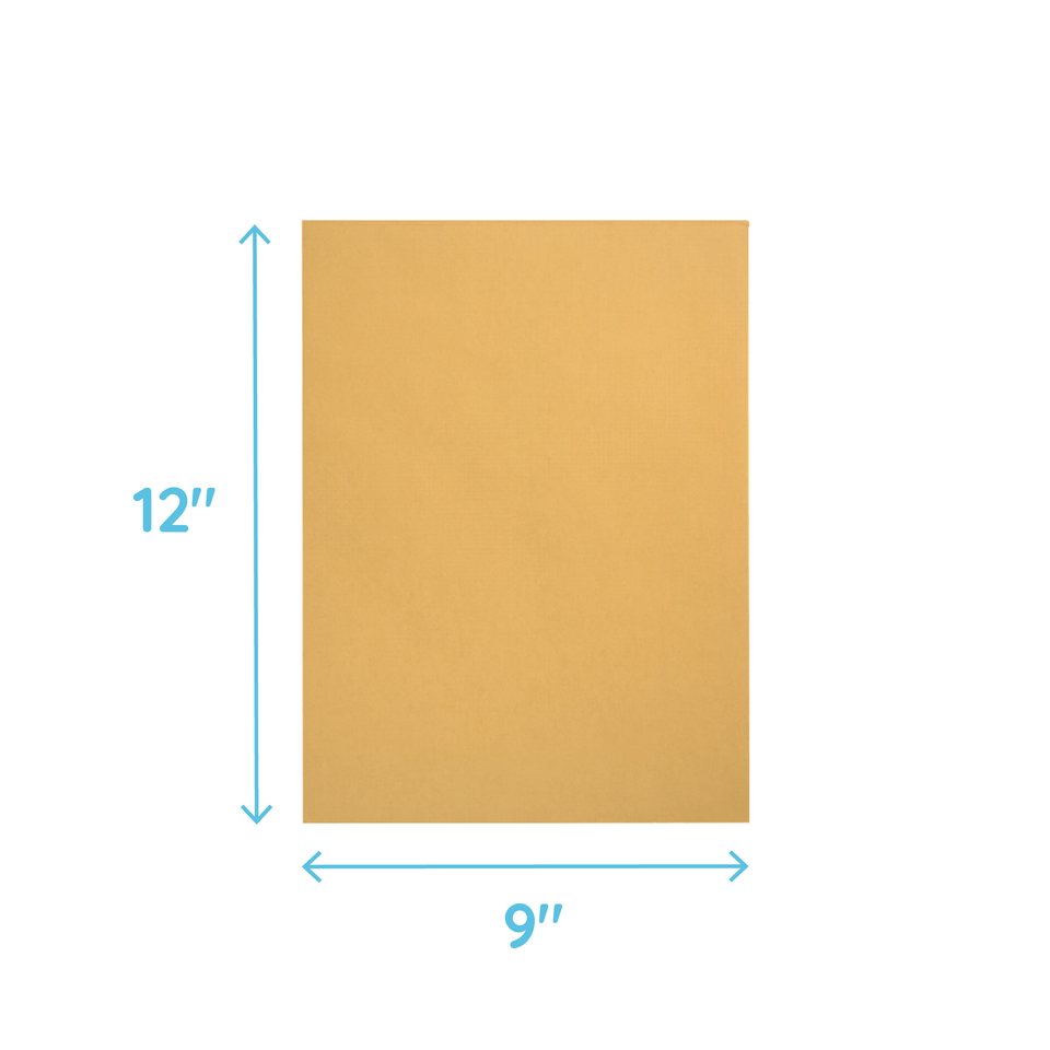 Catalog Envelopes, 9" x 12", Kraft Paper, 100 Count Envelopes Blue Summit Supplies 