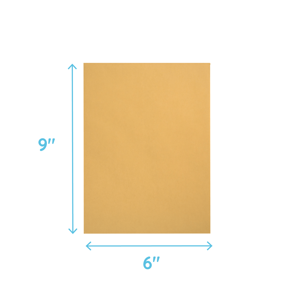 Catalog Envelopes, 6" x 9", Kraft Paper, 100 Count Envelopes Blue Summit Supplies 