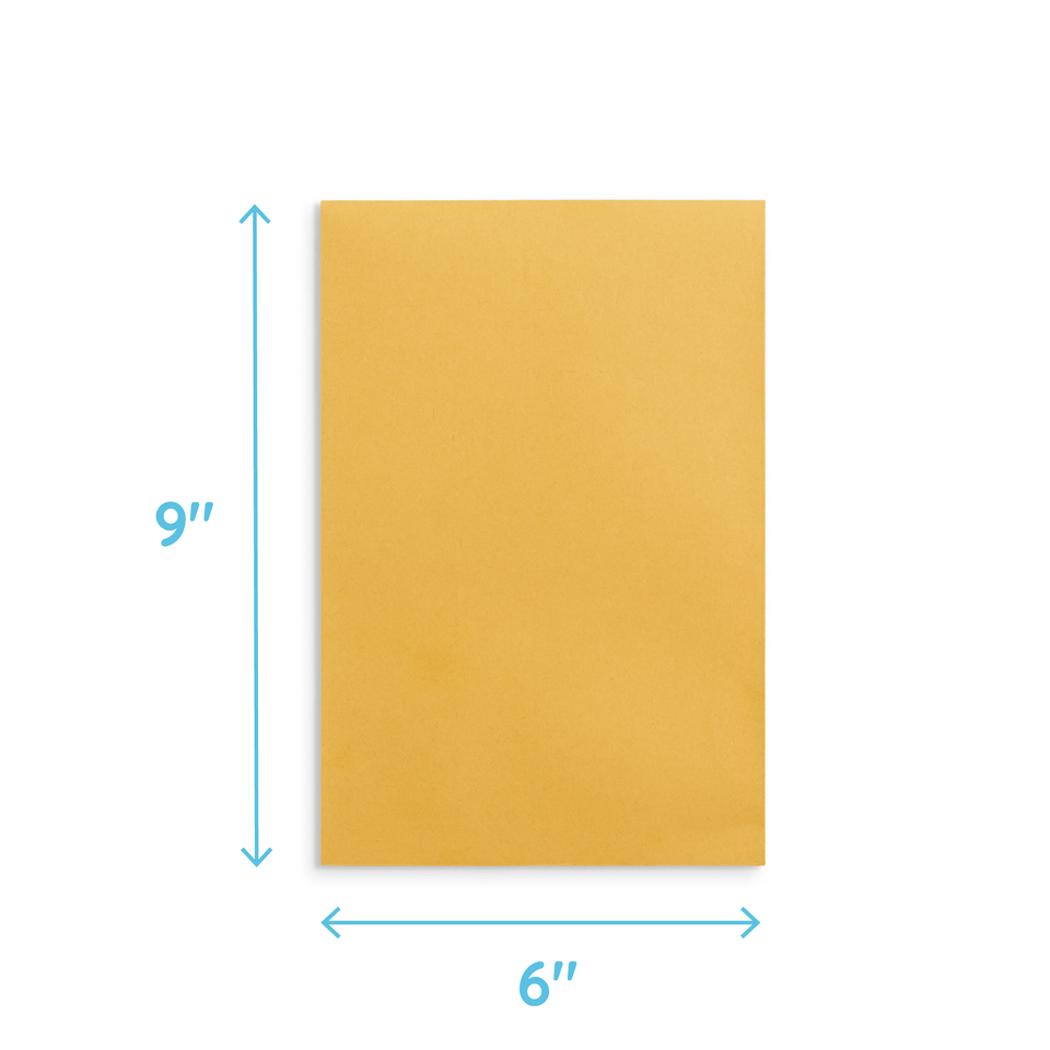 Clasp Envelopes, 6” x 9”, Kraft Paper, 100 Pack Envelopes Blue Summit Supplies 