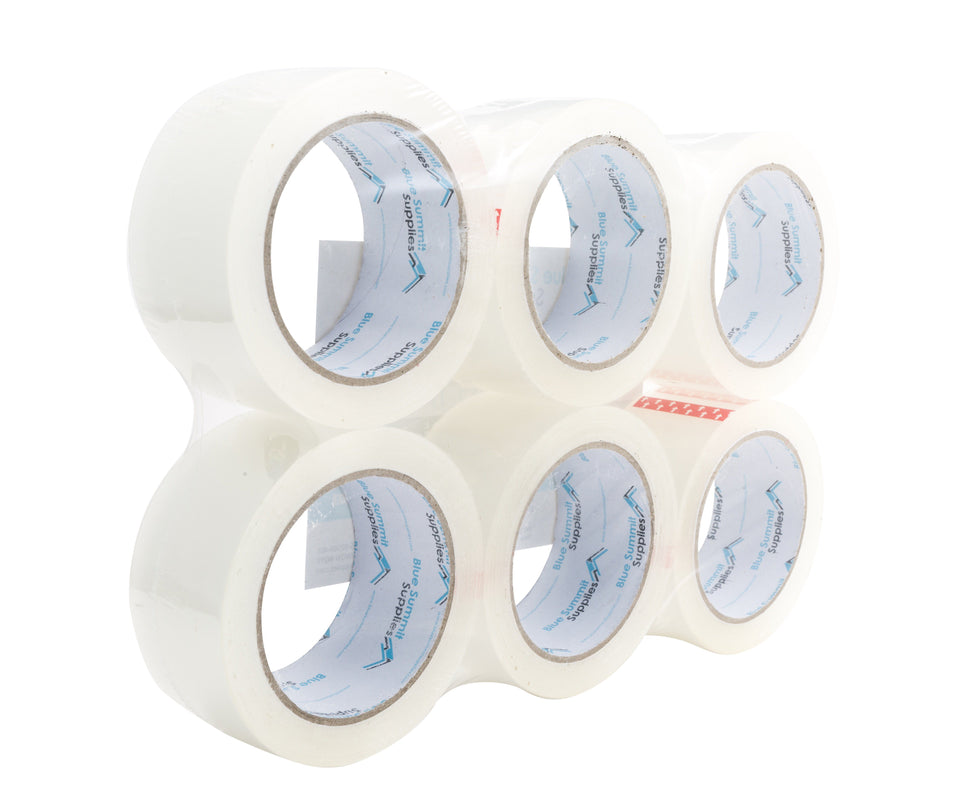 Heavy Duty Packaging Tape, 6 Pack Tape Blue Summit Supplies 